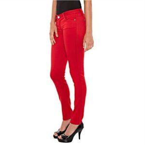 Bright Red Celebrity Pink Stretch Jeggings Size 7 / 28